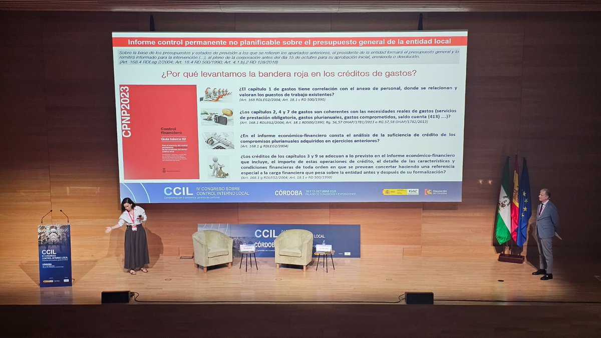 🌡️Los pequeños municipios también necesitan mecanismos preventivos eficaces. En el #CCIL25, <a href="/JARueda/">J.A. Rueda</a> de Caldas de Reis e @InmaMolas de <a href="/DiputacioGirona/">Diputació de Girona</a> explican cómo un #ControlInterno adecuado evita riesgos financieros. 

#GestiónResponsable #PyMEL #CCIL25