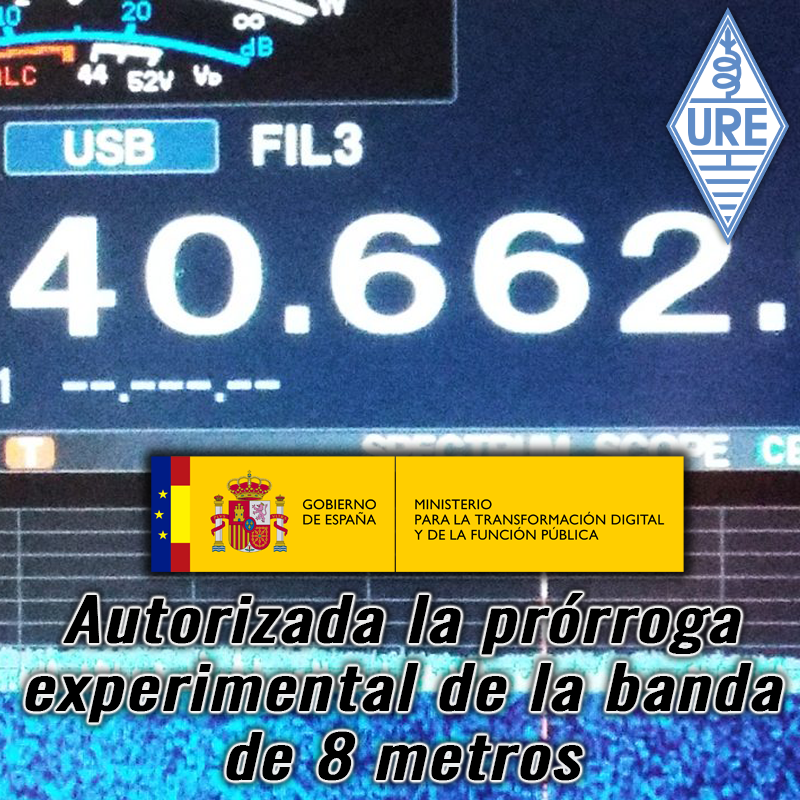 📡La SETELECO ha emitido una nueva resolución por la que se autoriza, en determinadas condiciones y con carácter temporal y experimental, el uso de la banda de frecuencias de 40,650 – 40,750 MHz (8 metros). ure.es/autorizada-la-… <a href="/SEtelecoGob/">SE Telecomunicaciones e Infraestructuras Digitales</a>