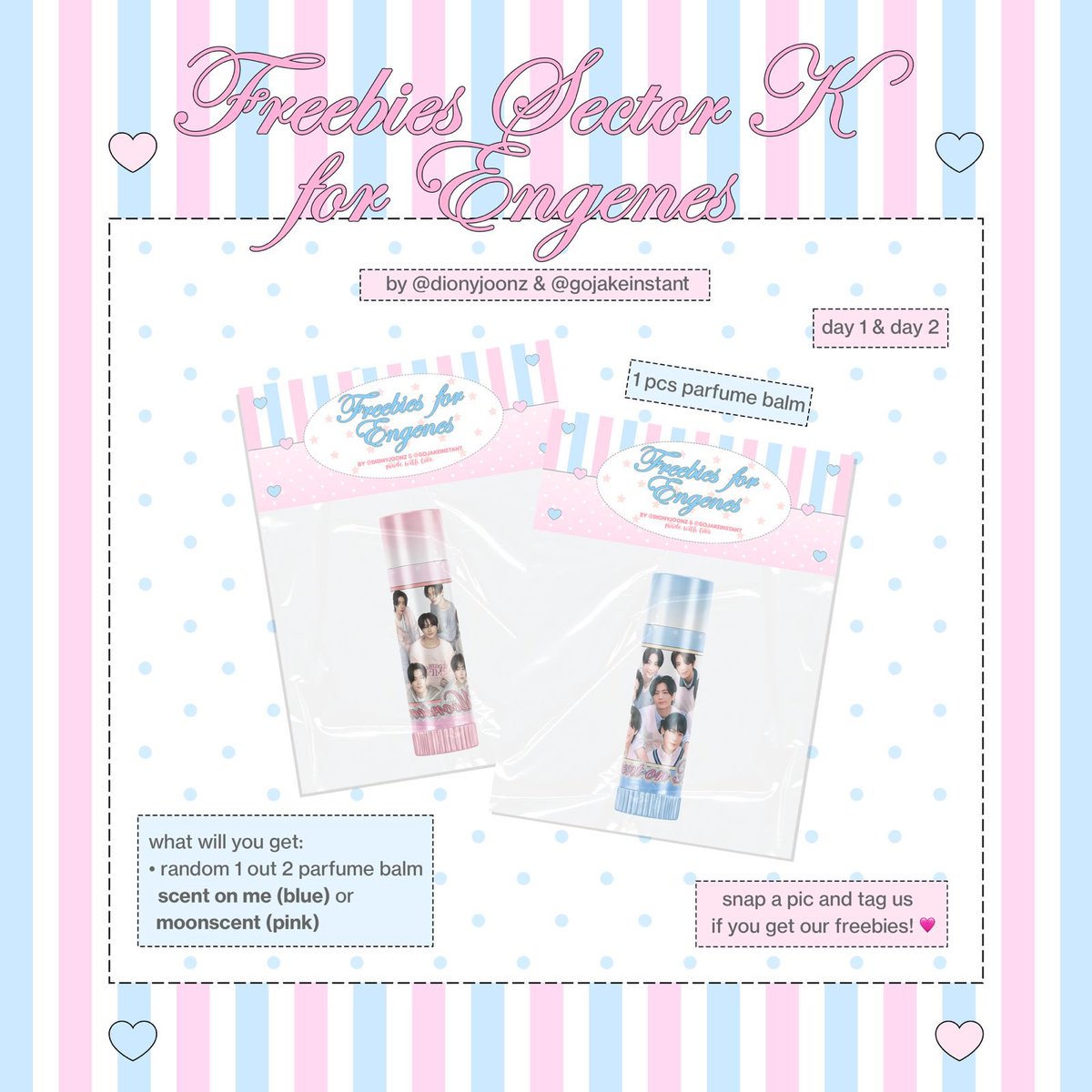 dionyjoonz's tweet image. sector k freebies for engenes! 

𝗽𝗮𝗿𝗳𝘂𝗺𝗲 𝗯𝗮𝗹𝗺
by @dionyjoonz &amp;amp; @gojakeinstant

🪷 𝗺𝗼𝗼𝗻𝘀𝗰𝗲𝗻𝘁 (pink) or 𝘀𝗰𝗲𝗻𝘁 𝗼𝗻 𝗺𝗲 (blue)
🪷 day 1 &amp;amp; day 2

rt &amp;amp; likes are very appreciated.
see you, engenes!