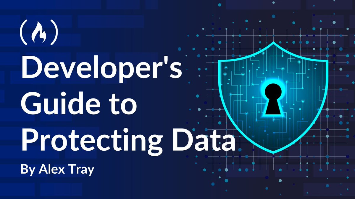 freeCodeCamp's tweet image. When you're building an app, keeping your user's data safe should be a high priority.
You'll need to consider personally identifying info, financial data, authentication data, and more.
In this guide, Alex walks you through some data protection best practices and shares tips…