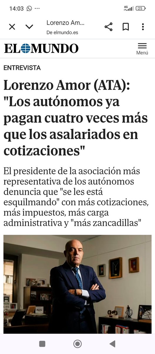 Si los tres millones de autónomos hiciéramos una huelga y nos plantaramos un mes, y ninguno pagáramos la cuota, España se paraba. ¿A alguien se le ocurre como se podría organizar?