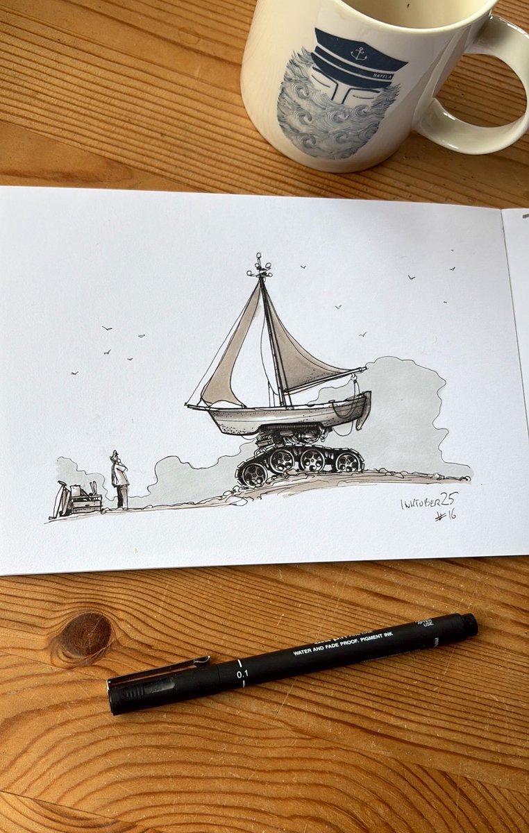 Blunder, 16th #inktober #Inktober2025