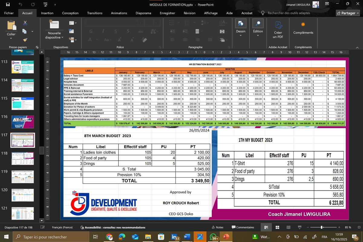 🆘 5ᵉ journée de formation en MRH :

⤷ Le cerveau technique de la fonction RH...

Une journée dense.
Une journée où la théorie s’est effacée devant la rigueur du terrain.

Le module 5 a fait trembler les certitudes :
→ La GESTION DE LA PAIE, les PROCÉDURES et la FISCALITÉ RH.