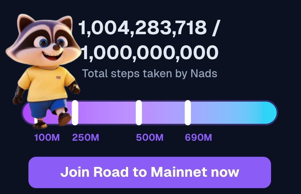 WE DID IT, LOOTIES — 1️⃣ BILLION STEPS !!! 🎉

The Road to Mainnet milestone has been CRUSHED 💪
So tell us… where were you the day we hit 1B steps ? 👀

Drop a photo of your surroundings in the replies — show us where you were when the LootGO community made history !