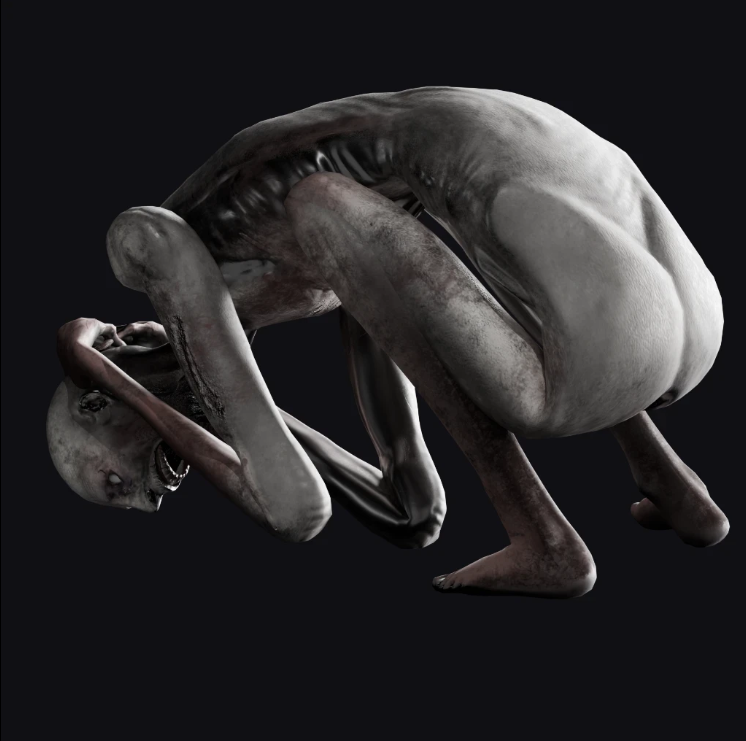 Hanno52's tweet image. monster for a commission #ROBLOX #robloxart #RobloxDev #Blender #Zbrush #3dart