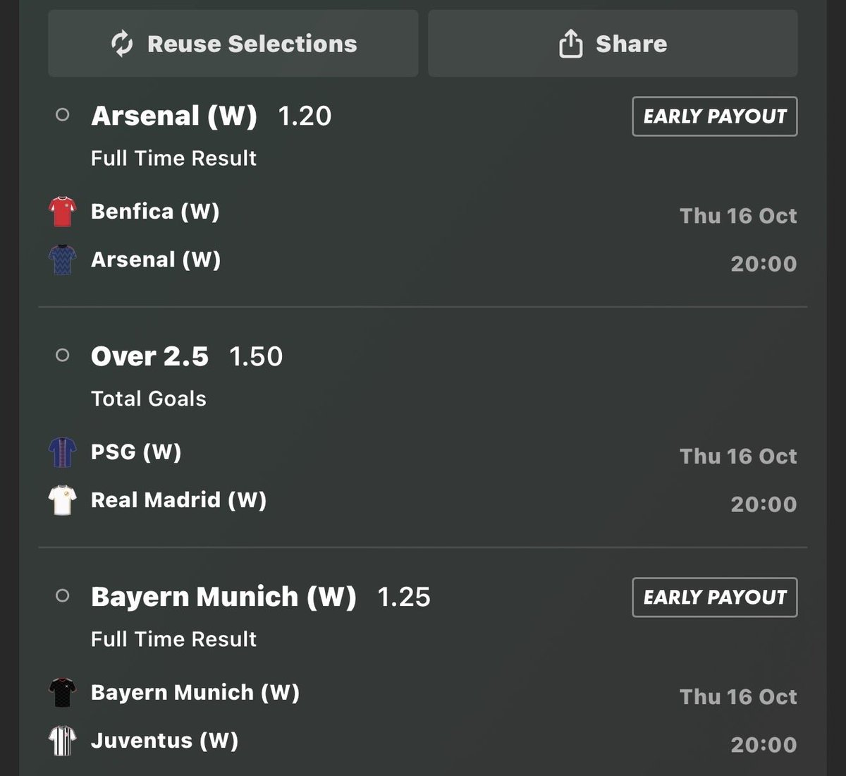 Picks_Brain's tweet image. 🚨 WOMEN CHAMPIONS LEAGUE BET STRONG ACCA🚨
£910.00 ➡️ £2,040.00 RETURN 🤯🔥
CRAZY ODDS & MASSIVE VALUE 💰⚽️
💷 If this this wins i will give away £1000 to 2 people who LIKES❤️ and RT this tweet🎁💸
To enter:
❤️ Like
🔁 Retweet
👤 Follow @Picks_Brain
💬 Comment -Funshot