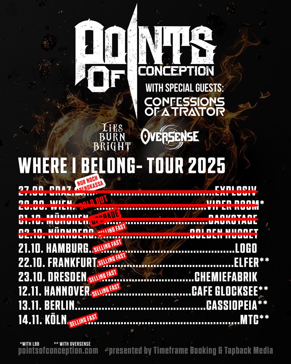🇩🇪 Germany, we return next week to Hamburg, Frankfurt and Dresden.