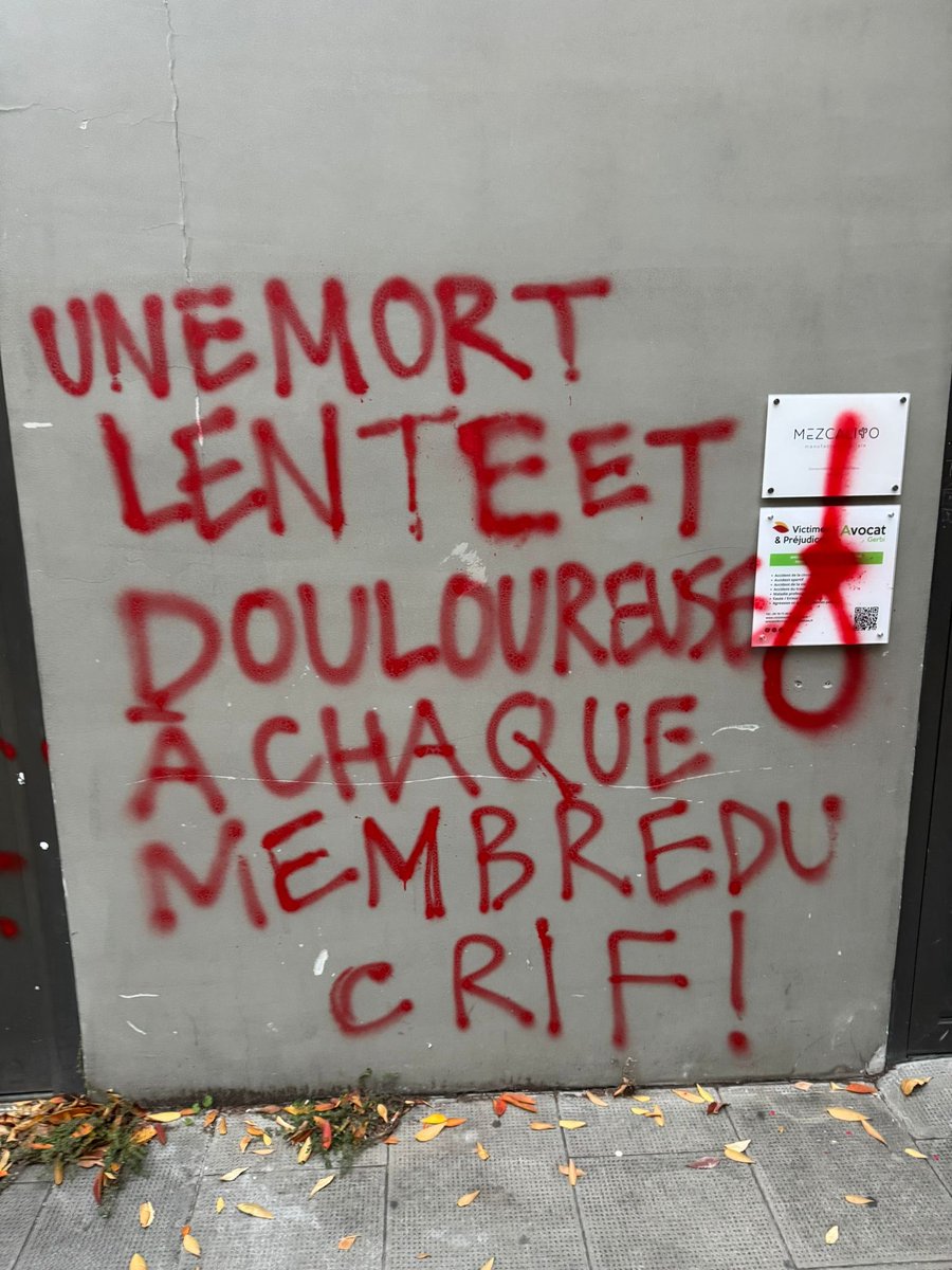 La haine peut salir un mur, jamais la République et ses enfants.
Soutien à Hervé GERBI, chef de file #Horizons à #Grenoble, victime d’un message antisémite et de menaces de mort.
La lumière de nos valeurs triomphera toujours.
#Horizons #StopAntisémitisme