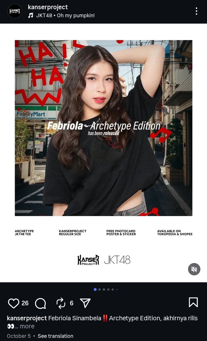 ini kerjasama brand baru kah <a href="/officialJKT48/">JKT48</a>
soalnya logo lu tertera tuh disamping logo mereka, kalo iya w mau beli nih