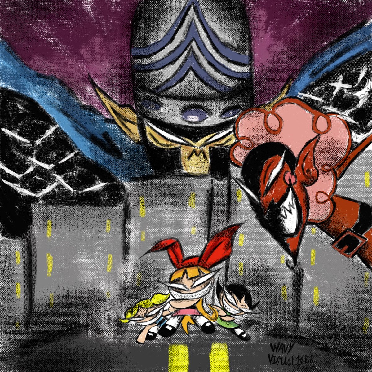 wavyvisualizer's tweet image. Powerpuff Girls?