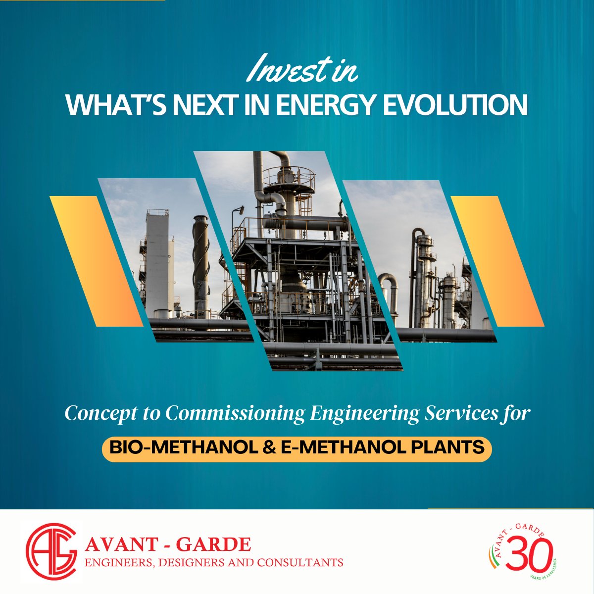avantgardeindia's tweet image. Invest in what’s next in the energy revolution with #BioMethanol and #EMethanol Plants. We deliver concept-to-commissioning engineering services  #BioMethanol #EMethanol #GreenEnergy #CleanFuel #SustainableEngineering #EnergyTransition #LowCarbonFuture #RenewableEnergy #NetZero
