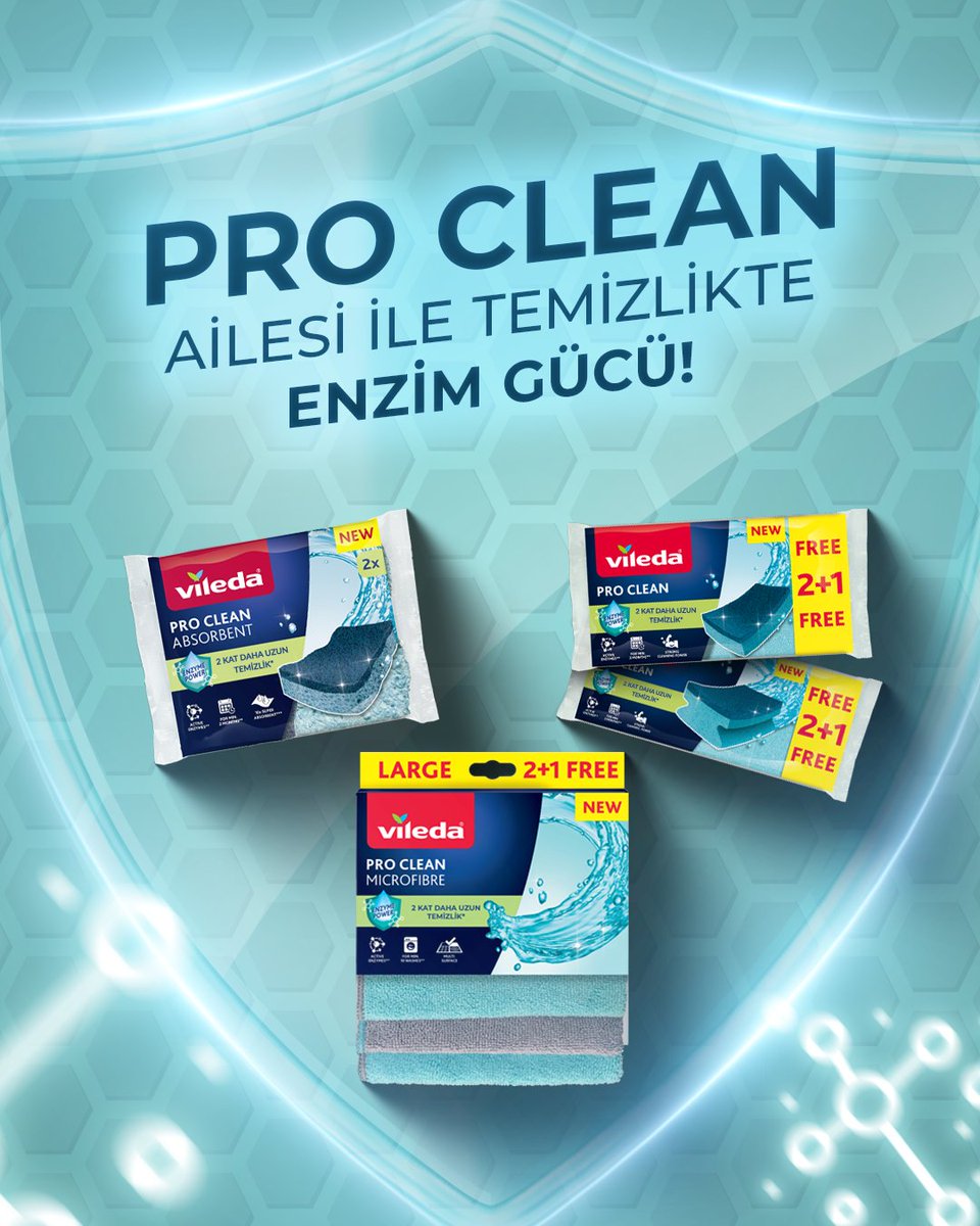 ViledaTR's tweet image. Hepsi tek bir ailede: Vileda Pro Clean. 💪

İçindeki doğal enzimler sayesinde, 2 kata kadar daha uzun kullanılabilir.

Şıklık ve fonksiyonelliği bir arada sunan Vileda, temizlikte uzun ömür ve yüksek performansı bir araya getirir. 🧽

#Vileda #ViledaTürkiye #ProClean #EnzimGücü