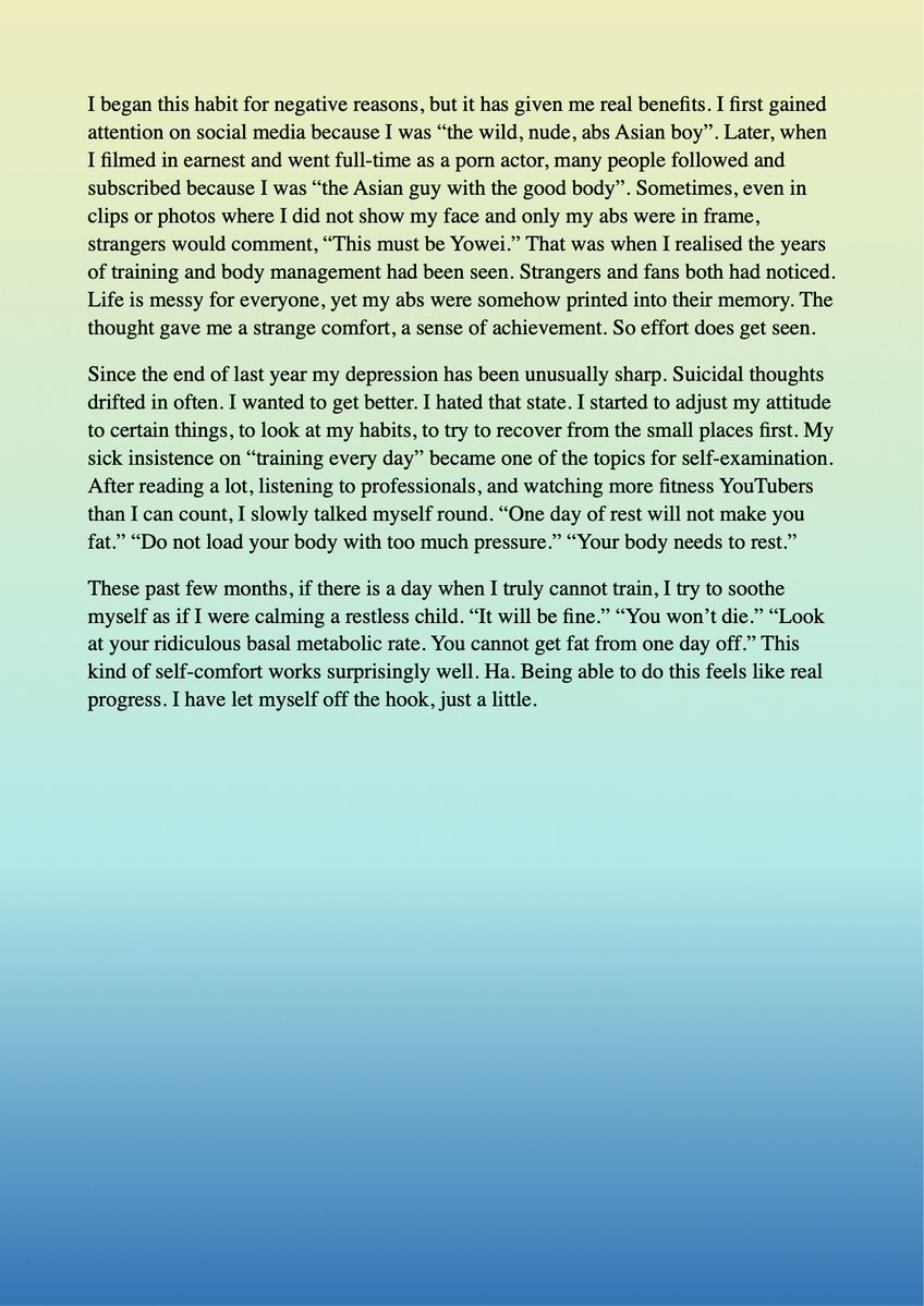 #小說連載 #serialfiction    
  ⟪外星人的憂鬱與性慾⟫ 第五篇   
  "Alien on Earth: Sex &amp; Sorrow" Part.5
#外星人的憂鬱與性慾 #AlienonEarthSexandSorrow