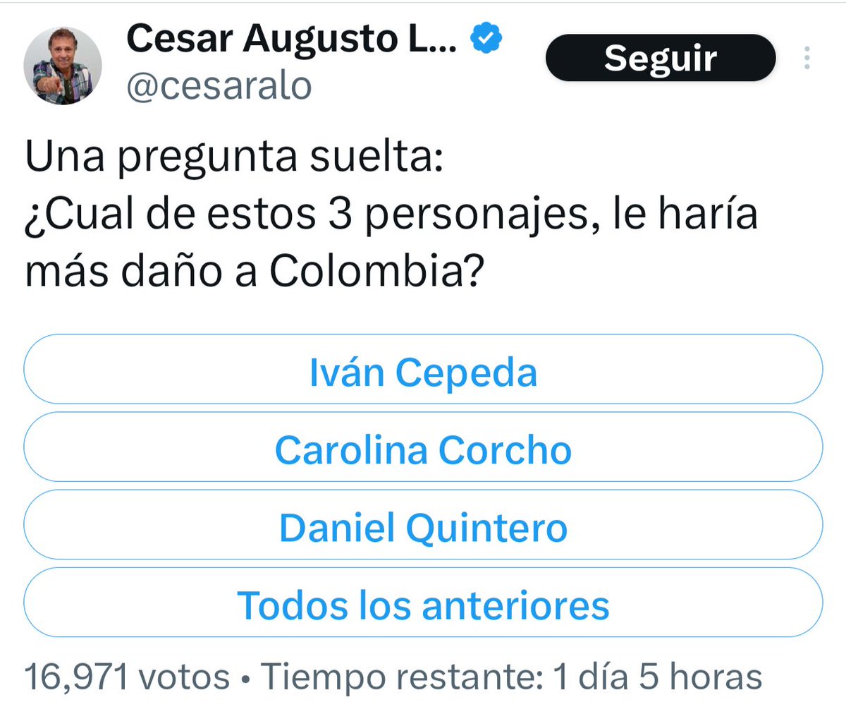 ¡Tu "periodismo"!
Sin duda le hace mucho daño a Colombia.
