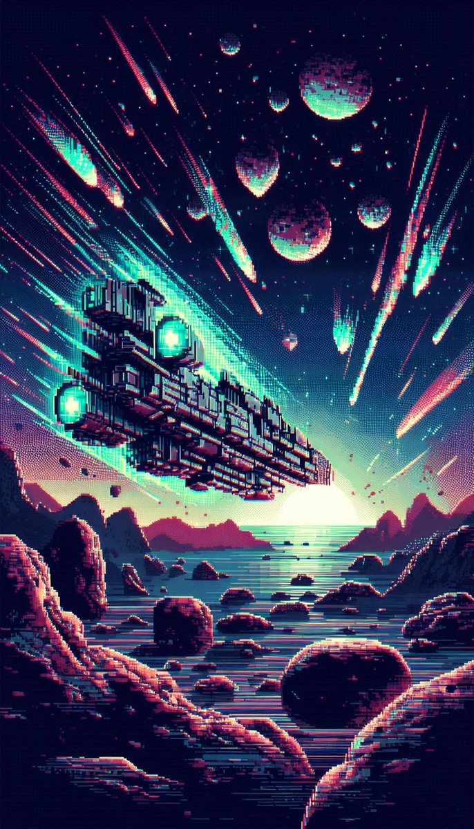 _TripleFour_'s tweet image. Lunchtime PICKS 

LET&apos;S HAVE IT🔥🔥

#CinematicPixel #SafariSciFi #NinjaArt #pixelart