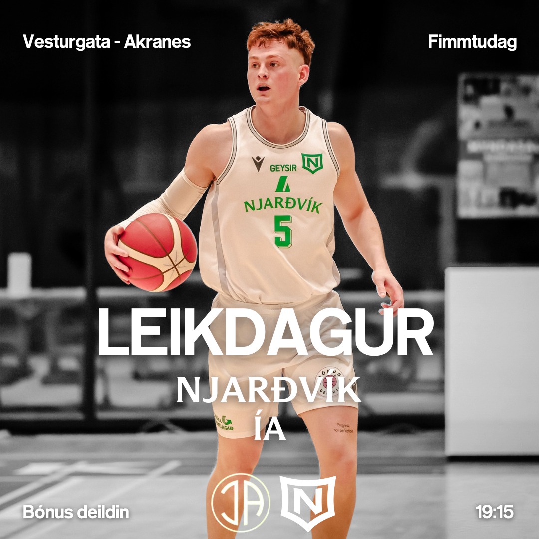 ÍA-Njarðvík í kvöld kl. 19:15 uppi á Skipaskaga
#Bónusdeildin #körfubolti #FyrirFánann