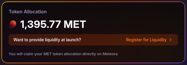 🚨<a href="/MeteoraAG/">Meteora</a> checker is live!

Check your $MET allocation..