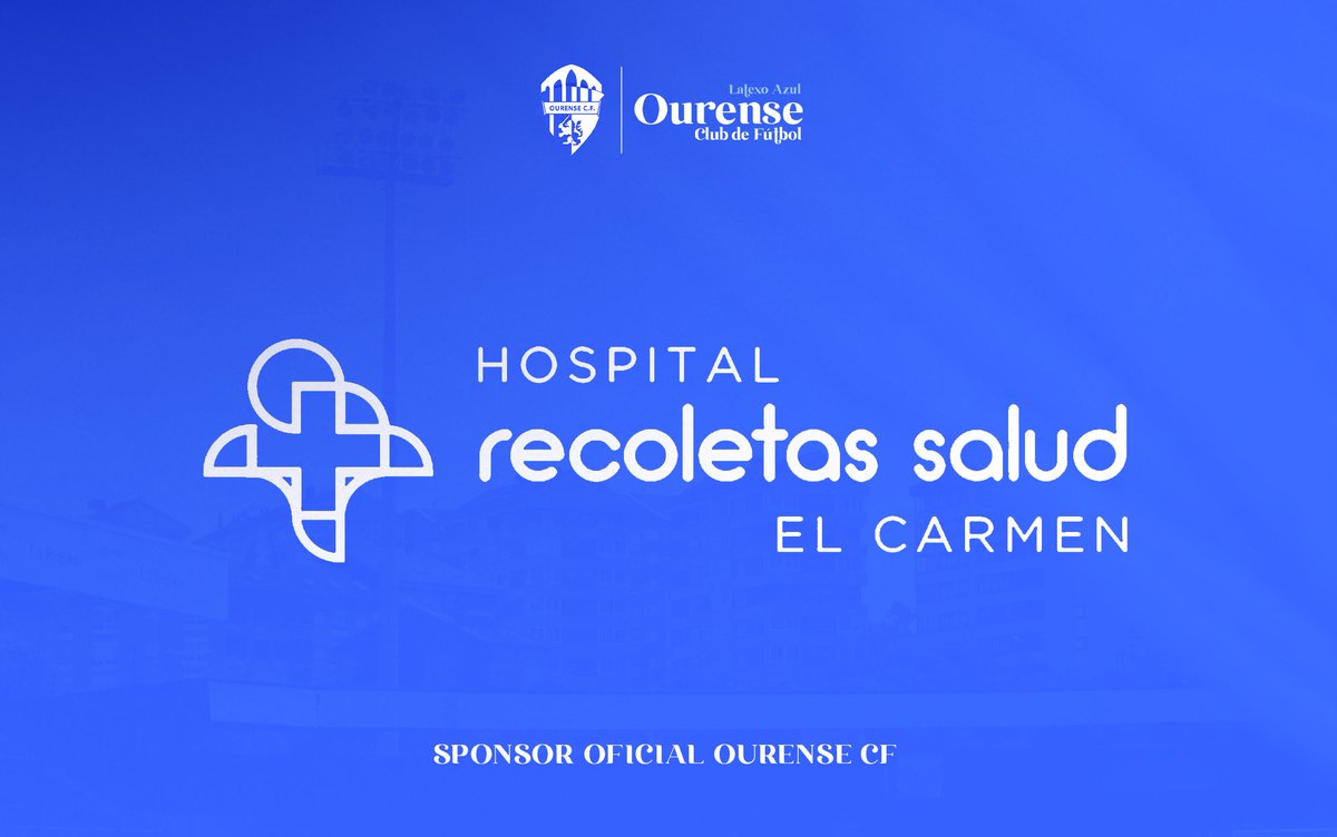 Sponsor oficial #OUCF #Ourense 
<a href="/RecoletasSalud/">Recoletas Salud</a> con el deporte 
gruporecoletas.com