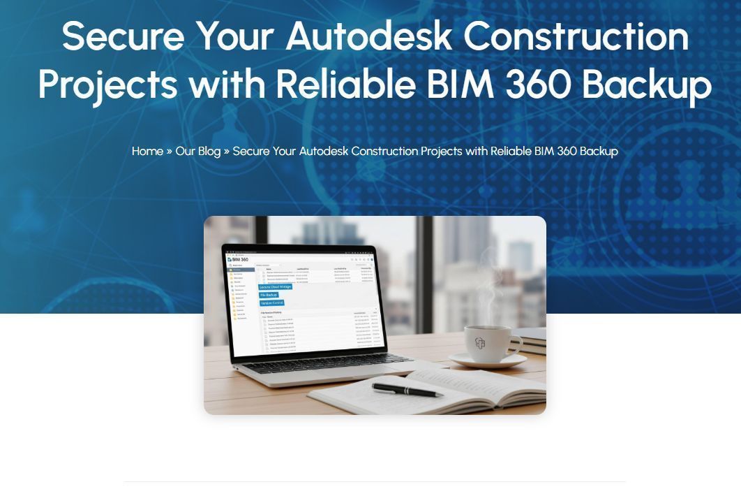 Is your BIM 360 data really safe? 
Storage ≠ true backup. Protect your Autodesk Construction projects with Cloudsfer:
✔️ Full backup (files, versions, metadata)
✔️ Encrypted &amp; secure (SSL/TLS)
✔️ No scripts: Set &amp; schedule
Read more: cloudsfer.com/blog/secure-yo…
