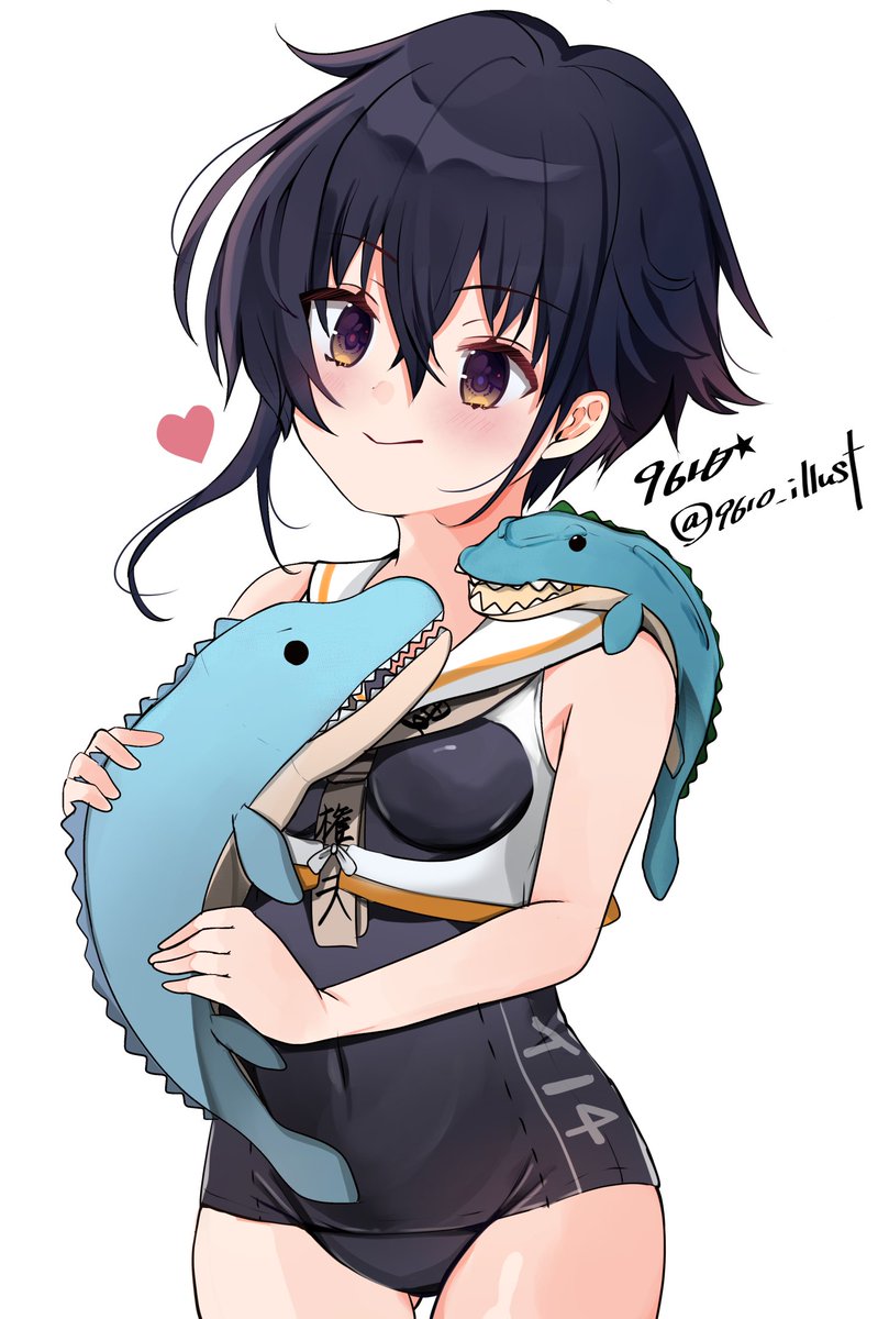 こちらはいつもお世話になってる方に向けた、お誕生日プレゼント絵のイヨちゃんとモササウルスちゃんたちです！