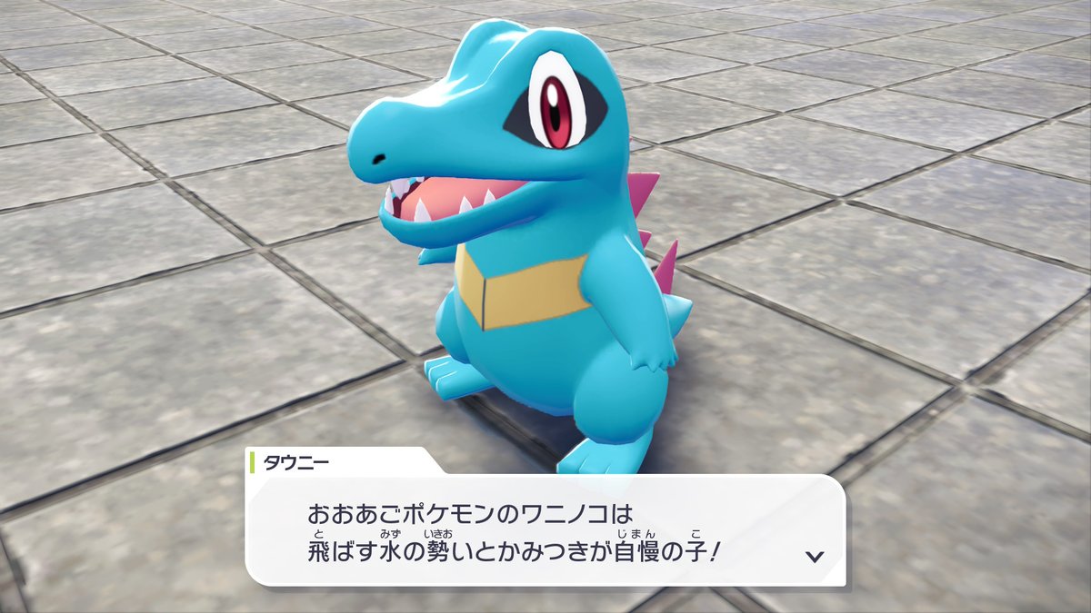 冒険の相棒はワニノコにしました
#NintendoSwitch2 #PokemonLegendsZA