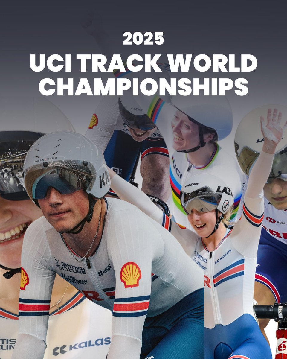 Welsh Riders Gear Up for the 2025 UCI Track World Championships! 🌍

Six of Wales’ top cyclists will represent Team GB at the 2025 UCI Track World Championships in Santiago, Chile, from 22–26 October, across sprint and endurance events. 🇨🇱

Women’s Endurance: Meg Barker, Anna