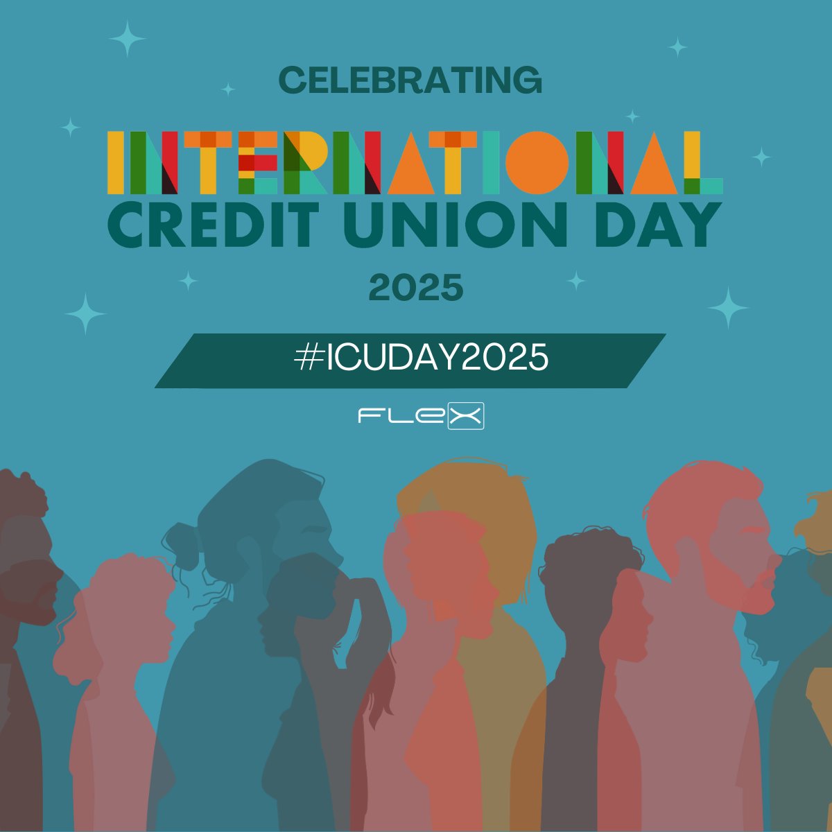Happy #ICUDay2025

Today we celebrate the credit unions empowering communities and the members who make it all possible.

Thank you for trusting FLEX to be apart of your journey!

#FLEXCreditUnionTechnology #PeopleHelpingPeople