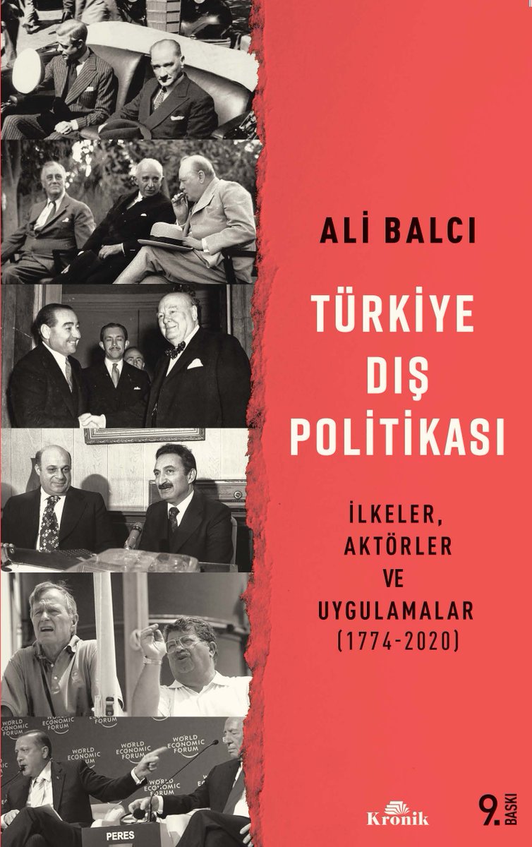 🔖 YENİ KİTAP / TÜRKİYE DIŞ POLİTİKASI – İlkeler, Aktörler ve Uygulamalar (1774-2020) – Ali Balcı (<a href="/alibalci81/">Ali Balcı</a>) - 9. Baskı

🔗: kronikkitap.com/kitap/turkiye-…