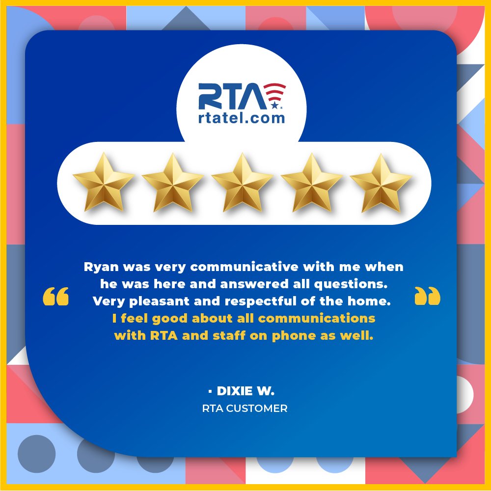 🌟 Thank you, Dixie!
We’re so happy to have amazing customers like you. Your feedback motivates us to keep delivering the best high-speed internet experience possible! 🙌
And you? What are you waiting for to join our network of happy subscribers and experience lightning-fast