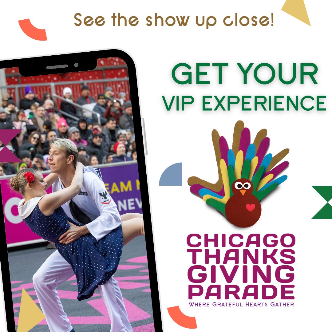 Bring the team or make it a date morning. VIP seating puts you right in the heart of the celebration: hubs.li/Q03MWxPH0

#ChicagoThanksgivingParade