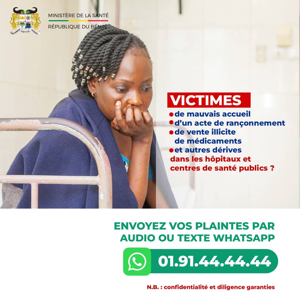 Marre des mauvais traitements dans les hôpitaux ?
Savais-tu qu'il existe (enfin !) un numéro WhatsApp pour dire STOP ?

📱 01 91 44 44 44 — mais encore faut-il savoir comment s’en servir 👀
Lis l’article ici 👉 bit.ly/4om3iw7

#IAmBrave #Billi229 #FoNaJ2025