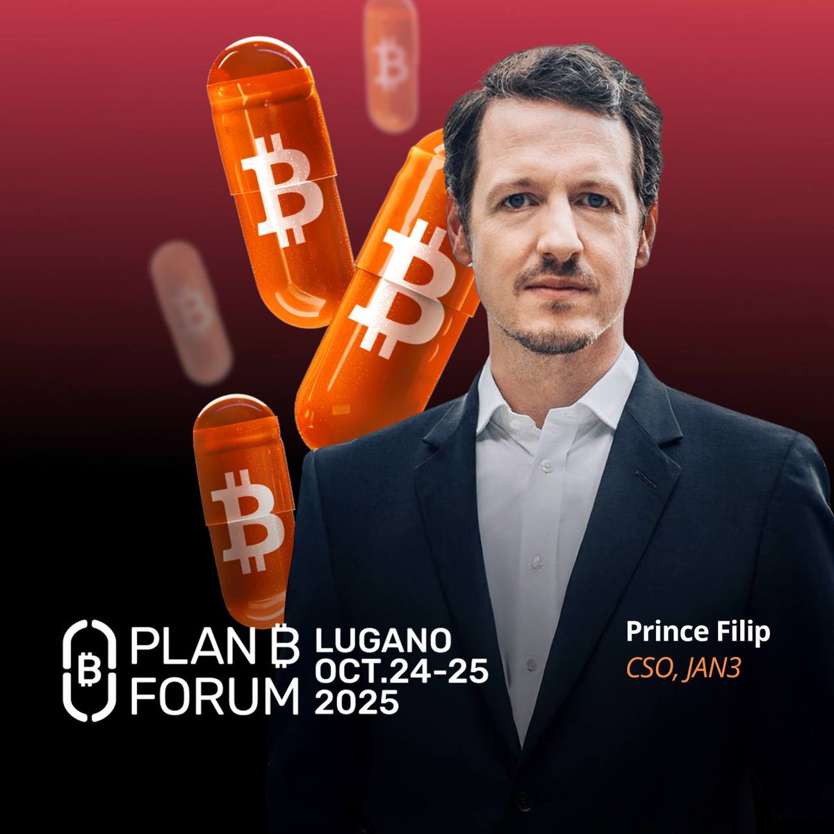 JAN3 (@jan3com) on Twitter photo .<a href="/PrincFilip1/">Филип Карађорђевић</a> will join the panel “The Convergence of #Bitcoin and Political Institutions” at <a href="/LuganoPlanB/">Lugano Plan ₿</a>.
From parliament to protocol, he will explore how Bitcoin principles can strengthen governance and empower sovereign nations. 🌍⚡️
🗓️ Oct 25, 9:15 AM
📍 WAGMI Stage .<a href="/PrincFilip1/">Филип Карађорђевић</a> will join the panel “The Convergence of #Bitcoin and Political Institutions” at <a href="/LuganoPlanB/">Lugano Plan ₿</a>.
From parliament to protocol, he will explore how Bitcoin principles can strengthen governance and empower sovereign nations. 🌍⚡️
🗓️ Oct 25, 9:15 AM
📍 WAGMI Stage