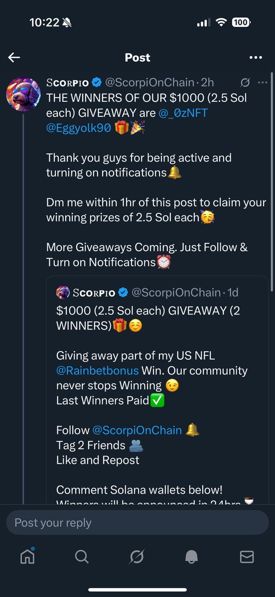 Appreciate the people that do real giveaways on Twitter. Mostly <a href="/SenseiGifts/">Sensei Gifts</a> Just got scammed this mornin which sucks.