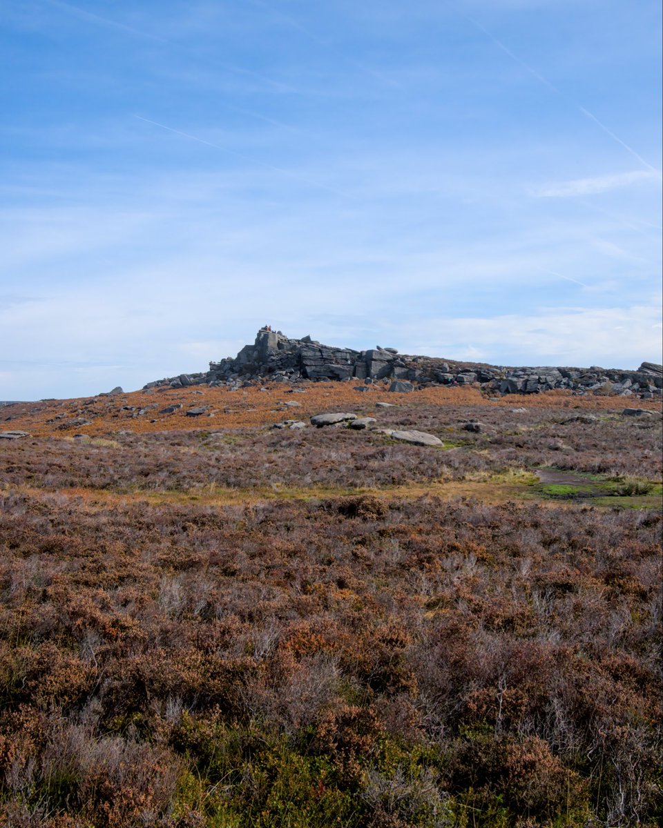 Looking towards Over Owler Tor from Hathersage Moor.

#Peakdistrictwalk #peakdistrict