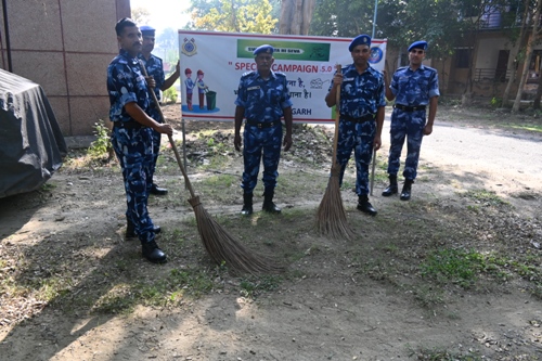 #Specialcampaign5.0 A Swachh Bharat Mission# At Unit HQ 104 BN RAF ,Aligarh on-16/10/2025
