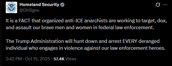 In about 10/20 yrs when all accept these brownshirts for what they are, remember that it was the Anarchists who stood most prominently against them and alongside those they wish to purge, who they they feared so propagandise and threaten obscene authoritarian over-reach against.