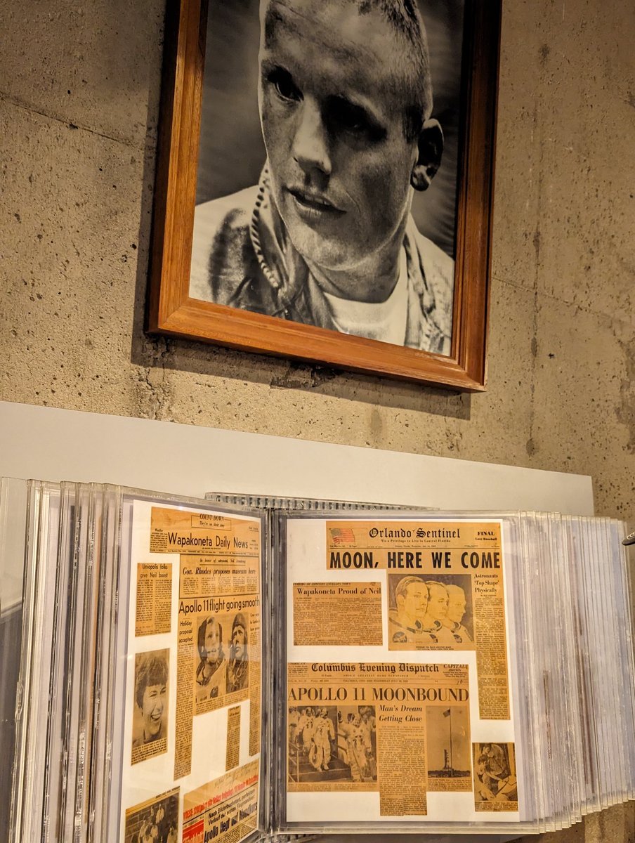 The <a href="/orlandosentinel/">Orlando Sentinel</a> front page on July 16, 1969, on display at the Armstrong Air &amp; Space Museum in Wapakoneta Ohio <a href="/armstrongspace/">Armstrong Air & Space Museum</a>