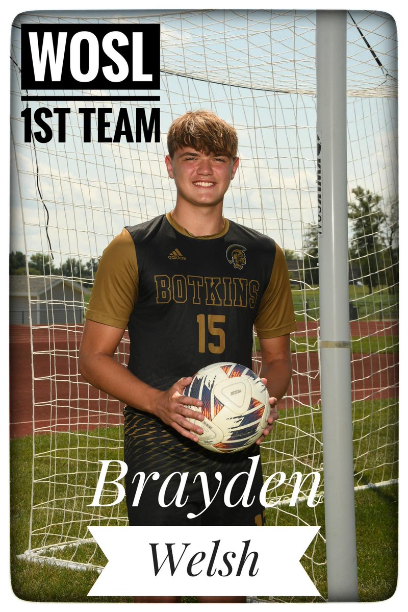 Congrats Brayden on earning 1st Team all League. You will find this kid all over the field.  This kid will give you everything he has no matter the situation.