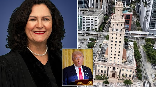 BREAKING: Florida Judge Mavel Ruiz, who hits brakes on Trump's Presidential Library saying Miami Dade College cannot transfer a 2.6 acre swath of land to the state for Trump's presidential library has questionable past on the bench.

Ruiz ruled this week that no transfer can take