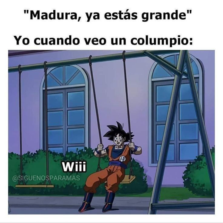 FrikingosGalaxy's tweet image. Lo de madurar se lo dejo a la fruta. Yo sigo diciendo ‘wiii’. 😜🍇🛝#MadurarEsDeFrutas #ColumpioPower #HumorFriki #GokuMood #DragonBall