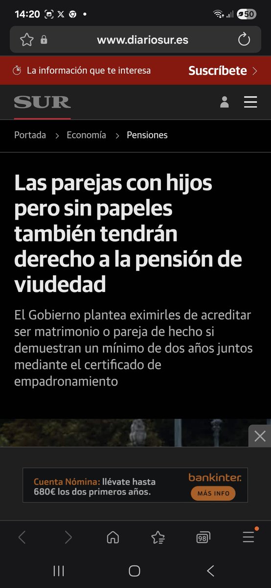 ElenaRamallo3's tweet image. Quiero pediros AYUDA para mover este tema.
Llevo peleando este tema 5años y ahora el gobierno hace esto:
Aplica una grave discriminación hacia las mujeres españolas en comparación con las extranjeras.
Les van a conceder pensiones de viudedad a mujeres extranjeras que no han…