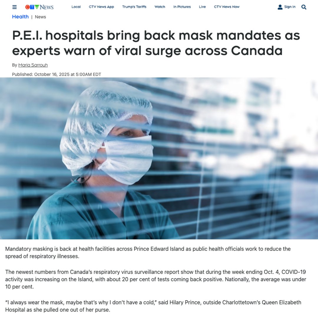 govt_corrupt's tweet image. P.E.I hospitals bring back mandatory masking due to a sharp rise in covid cases.
Unbelievable. 5 years later and we're still playing covid.
I feel like Canada is a giant, open air mental institution and there is no escape.