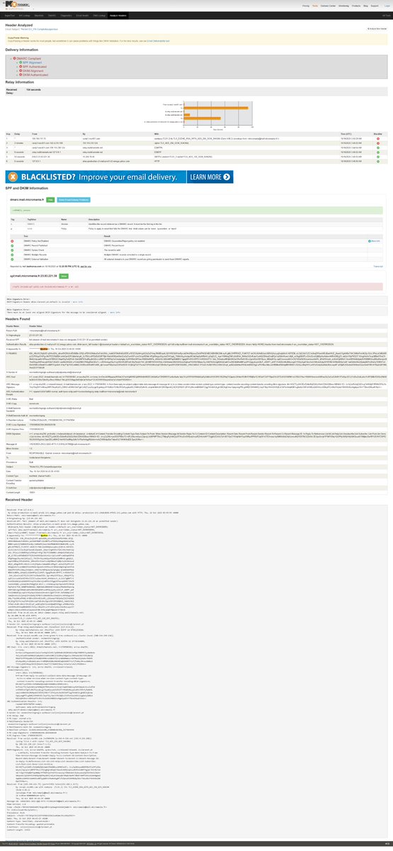 Un spam avec spoofing mail de <a href="/Micromania_Fr/">Micromania-Zing</a> ?
Le RFC822 montre une origine blacklistée mais bon je suis étonné que ça a passé le filtre anti-spam <a href="/Yahoo/">Yahoo</a> 

RFC822 : pastebin.com/RW0PL2yV