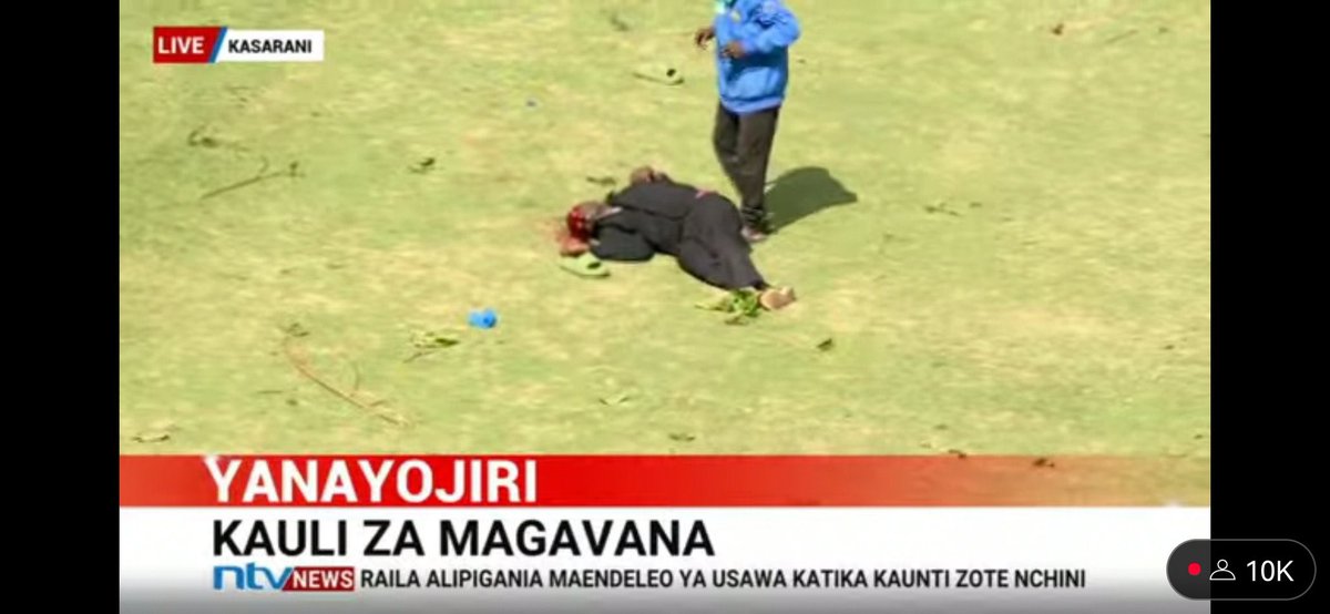 C_NyaKundiH's tweet image. Looks like the police have shot someone at Kasarani