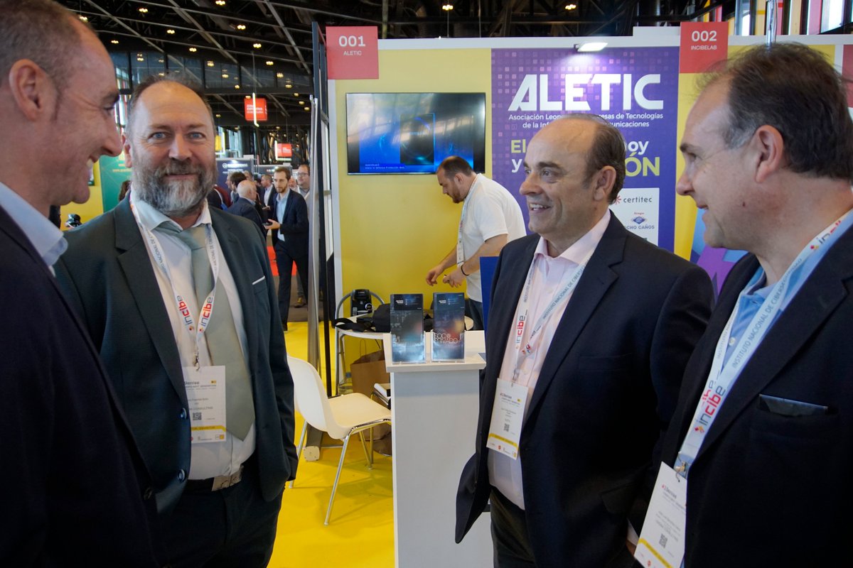 AleticLeon's tweet photo. 👍 Desde ALETIC, queremos dar las gracias a todos los socios, colaboradores y amigos que habéis convertido el stand número 1 en un verdadero punto de encuentro. Vuestra participación ha sido el verdadero éxito.

#19ENISE #ALETIC #León #Ciberseguridad #Networking https://t.co/bwF4NA4HOx