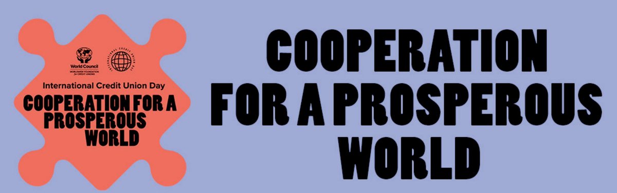 🌏Happy International Credit Union Day!
Credit unions truly have the perfect business model to commit to members and communities and create a prosperous world. The global credit union movement is now more than 411 million members strong, and they are served by more than 74,000