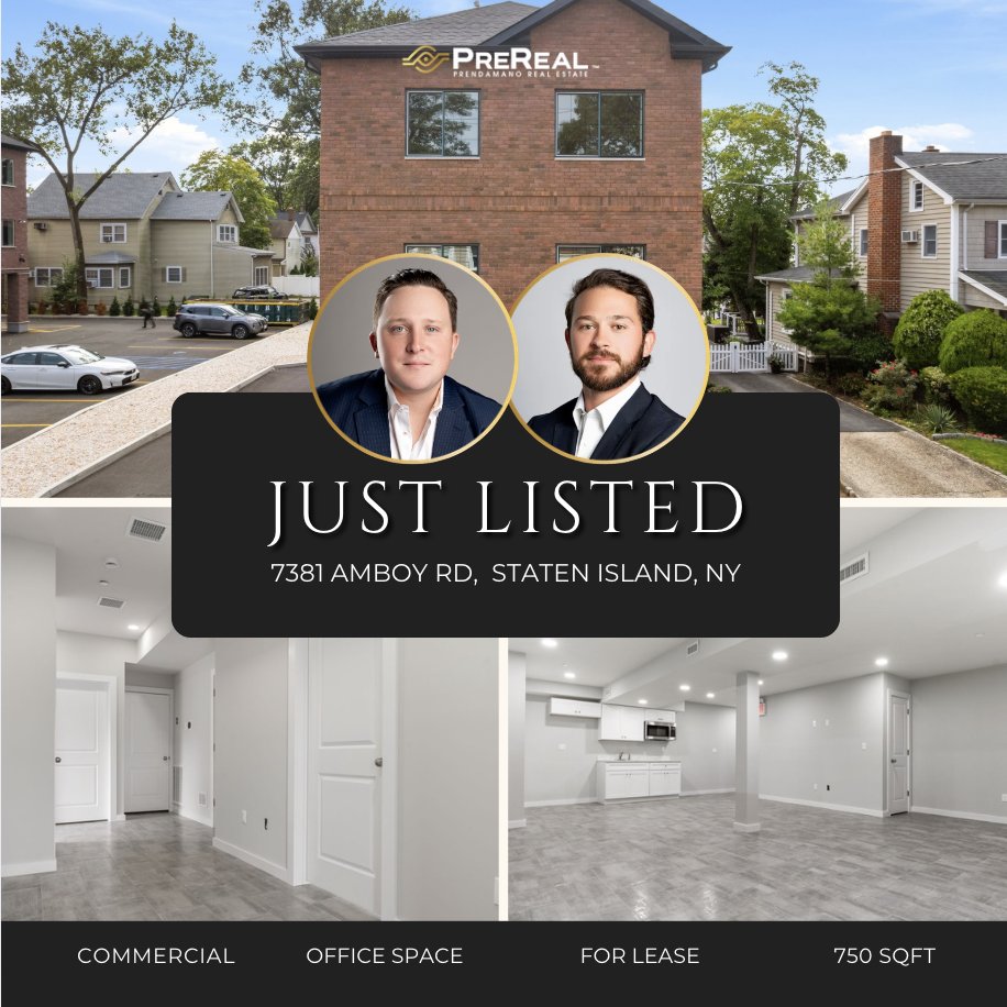 PreRealEstate's tweet photo. We are pleased to present a newly constructed 750 SF office suite conveniently located just off Amboy Road. This turnkey space is thoughtfully designed and ideal for professional or medical office use. #realestate https://t.co/p3B5SHzJnA