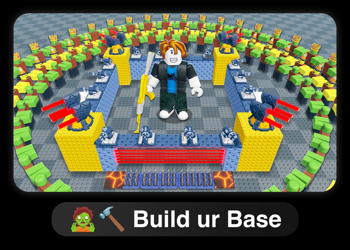 classicdivines's tweet image. Recent high CTR 📈 Thumbnail "BUILD ur BASE"
Likes & Retweets appreciated! Follow if you're different ⚡
#ROBLOX | #robloxart | #RobloxDev