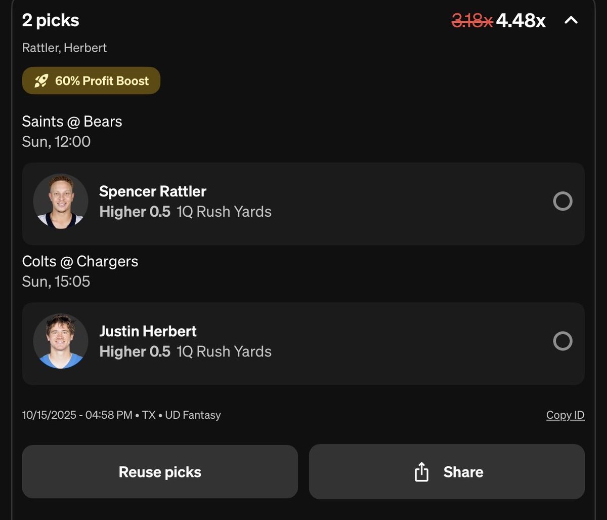 QB Rush yards 2 man for Sunday🏈