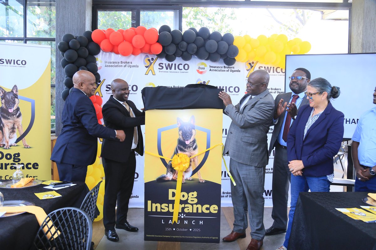 BakesigaChris's tweet photo. Yesterday, I was delighted to be part of the launch of @swico_uganda’s Dog Insurance a groundbreaking product that reflects the evolving landscape of Uganda’s insurance industry.👏👏 https://t.co/cHUXKQAfYj